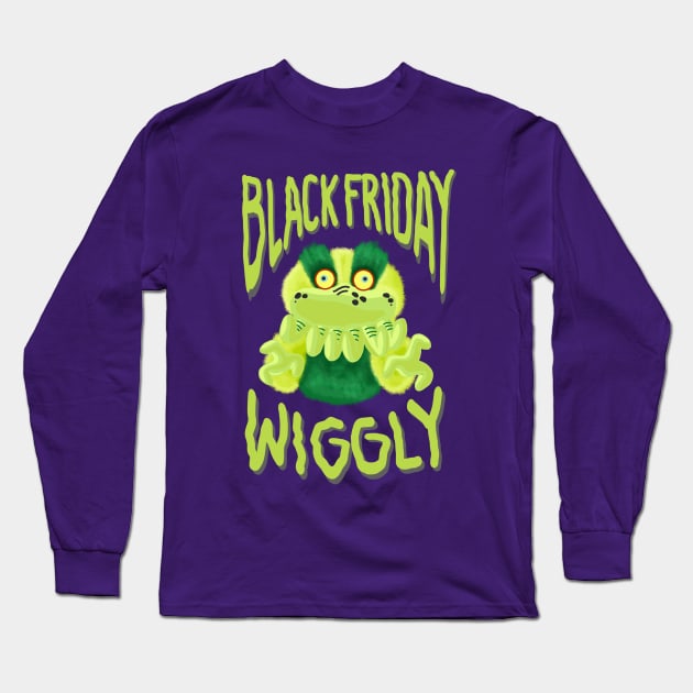 STARKID | BLACK FRIDAY WIGGLY Long Sleeve T-Shirt by ulricartistic